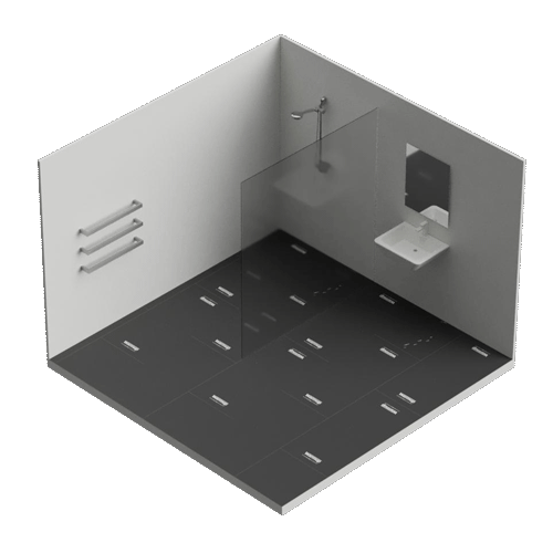 bathroom collection floor insulation