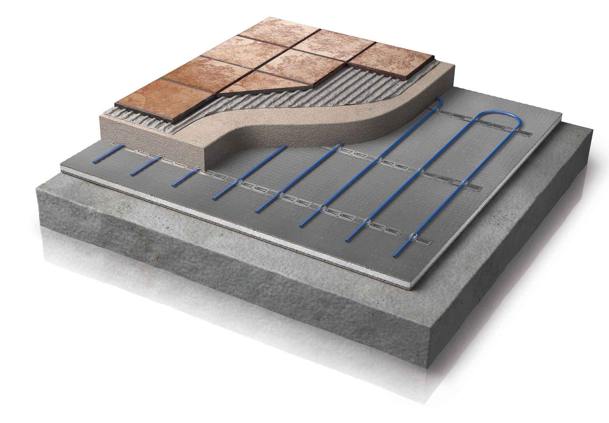 betonkabel elektrische vloerverwarming