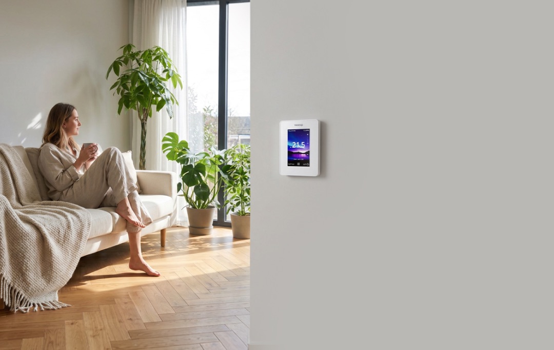 Vloerverwarming is energiezuinig.