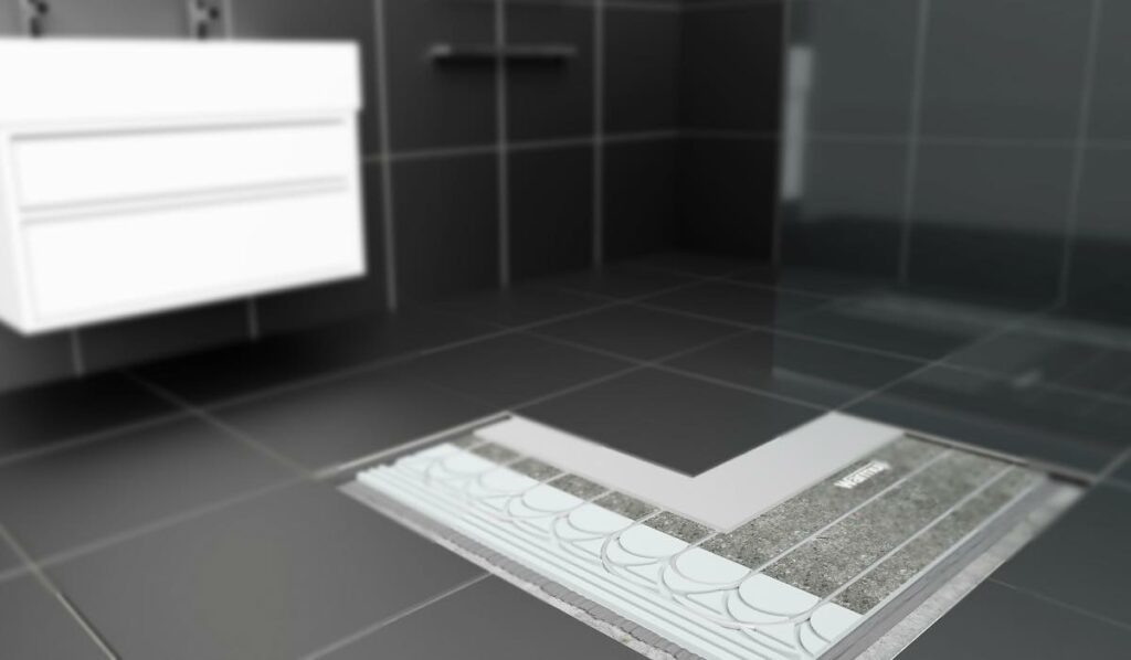 ultra-12 watergedragen vloerverwarming badkamer vloer
