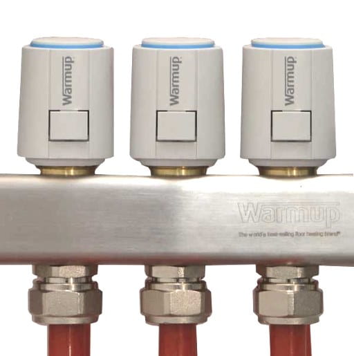 Actuadores de Coletor Warmup para sistemas de agua warmup water actuator for manifold