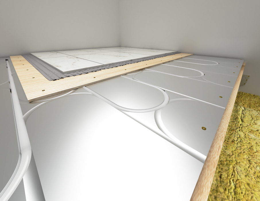 econna-12 vloerverwarming onder tegels