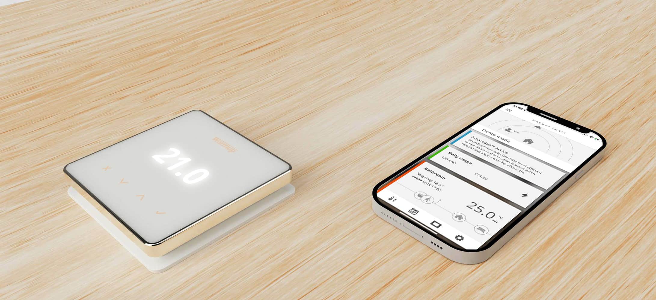 Element thermostaat met iphone app