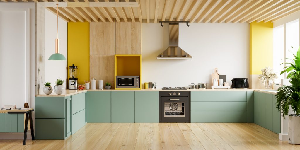 modern kitchen interior